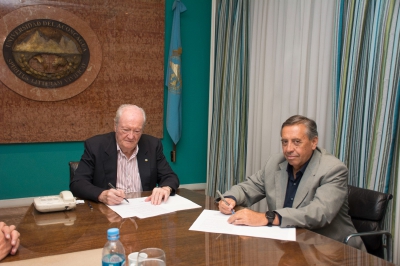 Firma del Convenio Marco De Colaboración con el Departamento General de Irrigación